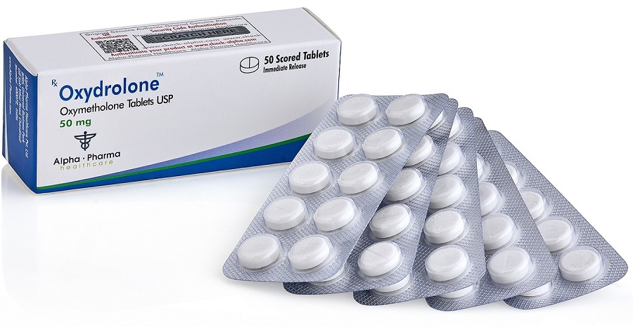 Oxydrolone Oxymetholone Alpha Pharma таблетки